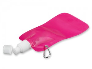 Flexibele drinkfles roze